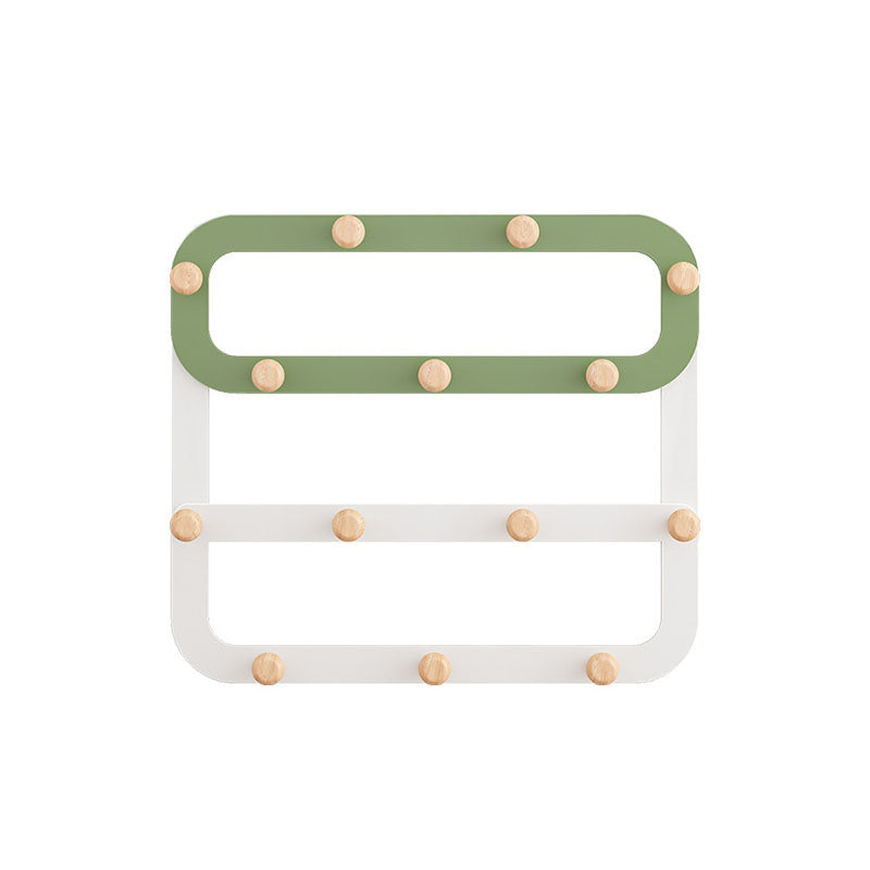 Metal Coat Hanger Contemporary Simple Home Wall Hanging Coat Rack Clearhalo 'Entry & Mudroom Furniture' 'furn' 'furn_hall_tree_coat_racks' 'Furniture' 'Hall Trees & Coat Racks' 'hall_tree_coat_racks' 6860770