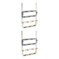 Metal Coat Hanger Contemporary Simple Home Wall Hanging Coat Rack Blue-White 2 Piece Set Clearhalo 'Entry & Mudroom Furniture' 'furn' 'furn_hall_tree_coat_racks' 'Furniture' 'Hall Trees & Coat Racks' 'hall_tree_coat_racks' 6860778