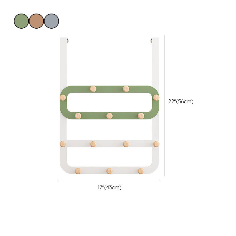 Metal Coat Hanger Contemporary Simple Home Wall Hanging Coat Rack Clearhalo 'Entry & Mudroom Furniture' 'furn' 'furn_hall_tree_coat_racks' 'Furniture' 'Hall Trees & Coat Racks' 'hall_tree_coat_racks' 6860781