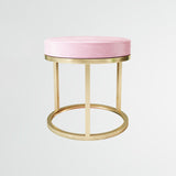 Solid Color Flannel Standard Stool Modern Simple Round Footstool Clearhalo 'furn' 'furn_ottomans_poufs' 'Furniture' 'Living Room Furniture' 'Ottomans & Poufs' 'ottomans_poufs' 6860799