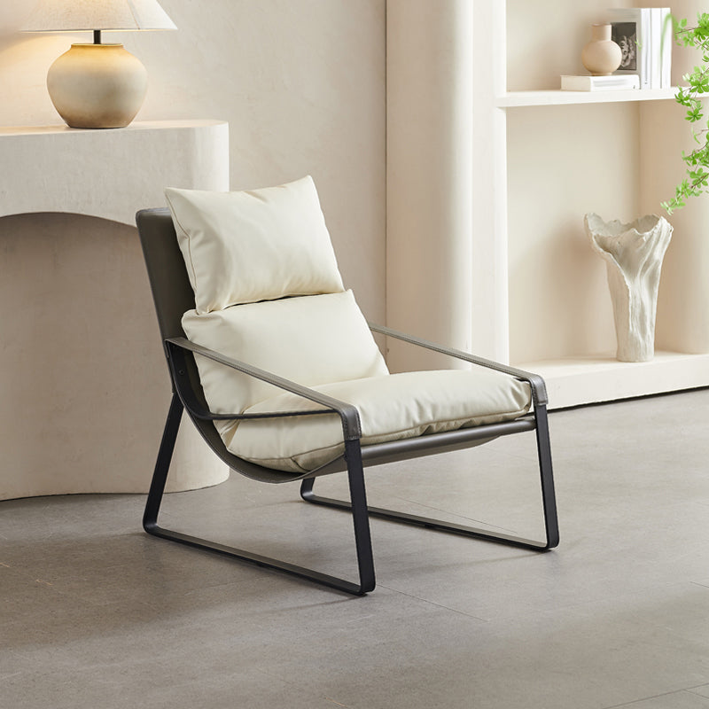 Sedia a faux reclinabile standard contemporanea e sedia reclinabile per la camera da letto