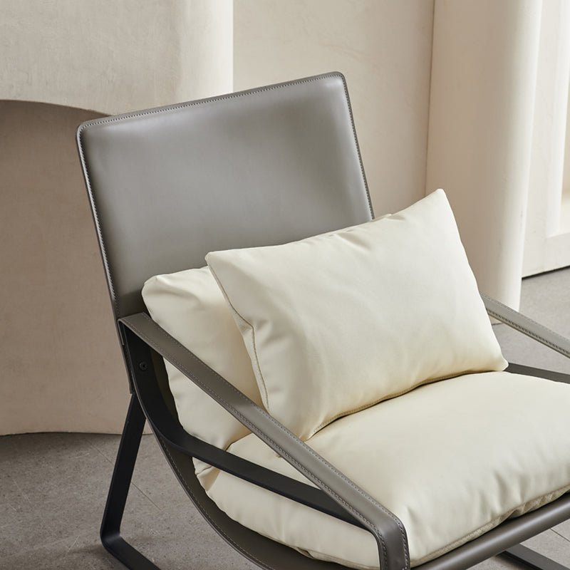 Sedia a faux reclinabile standard contemporanea e sedia reclinabile per la camera da letto