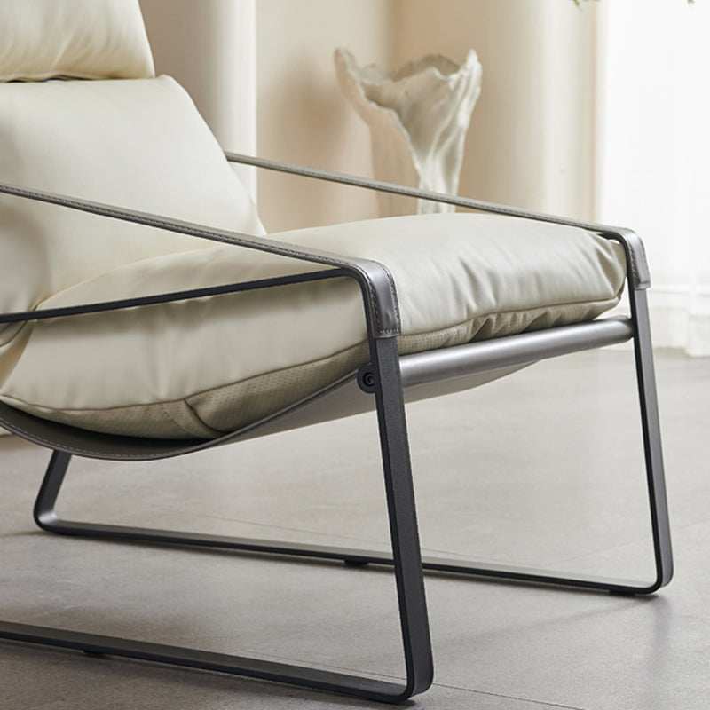 Sedia a faux reclinabile standard contemporanea e sedia reclinabile per la camera da letto