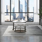 Slate Frame Coffee Table Round Nesting Coffee Table Set for Living Room Clearhalo 'Coffee & Accent Tables' 'Coffee Tables' 'coffee_tables' 'furn' 'furn_coffee_tables' 'Furniture' 'Living Room Furniture' 6861022