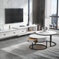 Slate Frame Coffee Table Round Nesting Coffee Table Set for Living Room Clearhalo 'Coffee & Accent Tables' 'Coffee Tables' 'coffee_tables' 'furn' 'furn_coffee_tables' 'Furniture' 'Living Room Furniture' 6861024