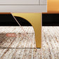 4 Legs Rectangle Cocktail Table Wood Single Coffee Table with Storage Drawers