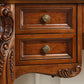 Traditional Solid Wood With Drawer Bedroom Mirror Makeup Vanity Set