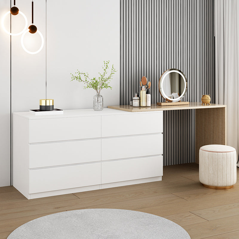 15,75 "tavolo da scrivania per trucco in legno in legno in legno massiccio con cassetti con cassetti