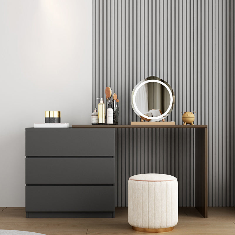 15,75 "tavolo da scrivania per trucco in legno in legno in legno massiccio con cassetti con cassetti