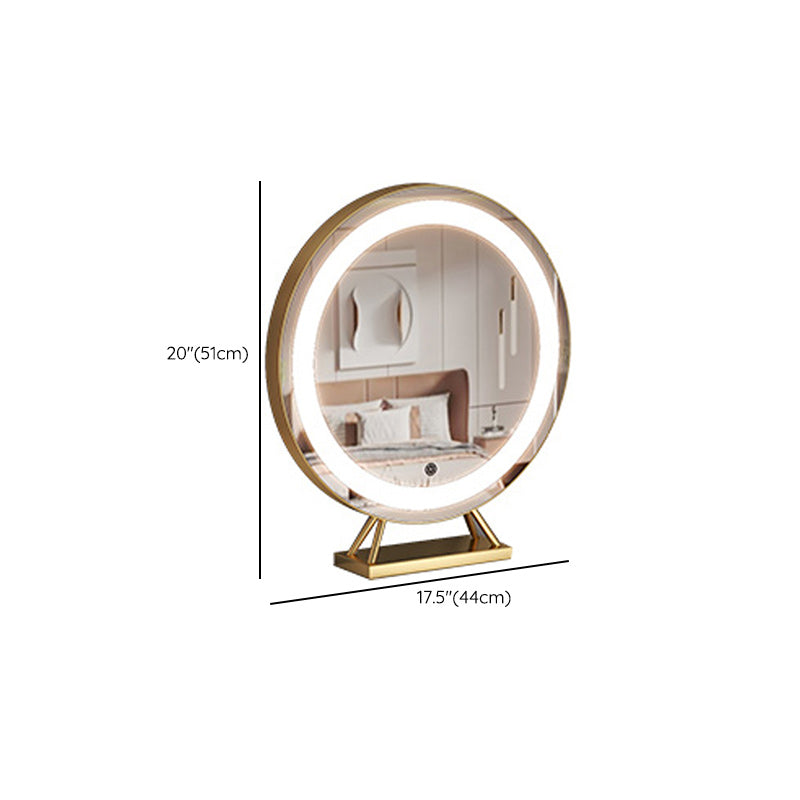 Glam Bedroom Make-up Vanity Mirror With Drawer Makeup Vanity Set