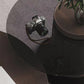 11"H Contemporary Coffee Table Round Coffee Cocktail Table with Drawer