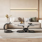 No Distressing Slate Coffee Table Glam Nesting Coffee Table Set