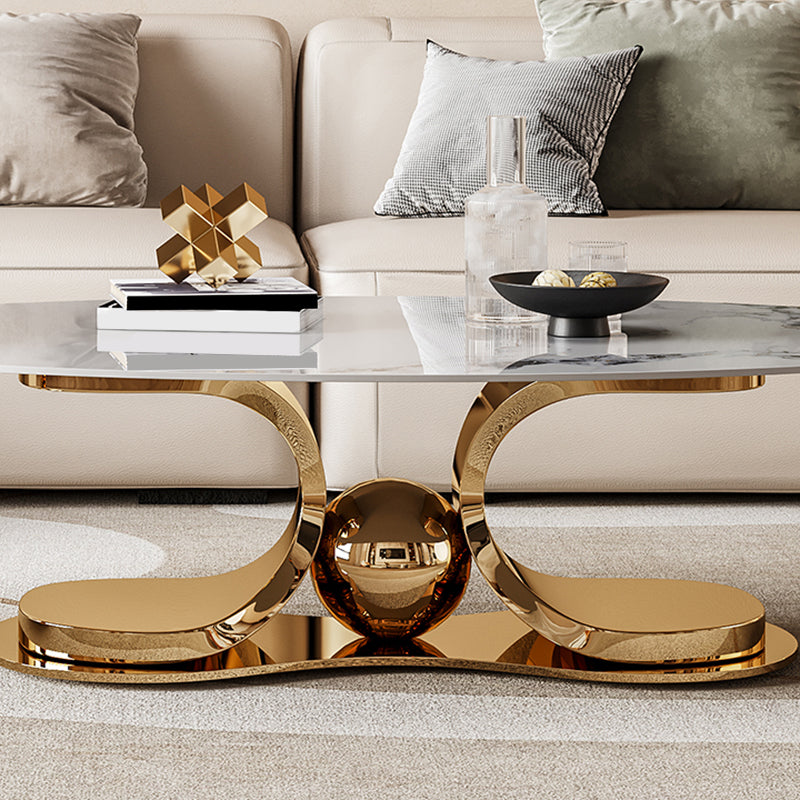 No Distressing Slate Coffee Table Glam Nesting Coffee Table Set