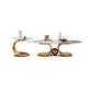 No Distressing Slate Coffee Table Glam Nesting Coffee Table Set
