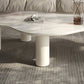 Marble White Single Coffee Table Modern Free-Form Coffee Table Clearhalo 'Coffee & Accent Tables' 'Coffee Tables' 'coffee_tables' 'furn' 'furn_coffee_tables' 'Furniture' 'Living Room Furniture' 6862057