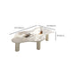 Marble White Single Coffee Table Modern Free-Form Coffee Table Clearhalo 'Coffee & Accent Tables' 'Coffee Tables' 'coffee_tables' 'furn' 'furn_coffee_tables' 'Furniture' 'Living Room Furniture' 6862069