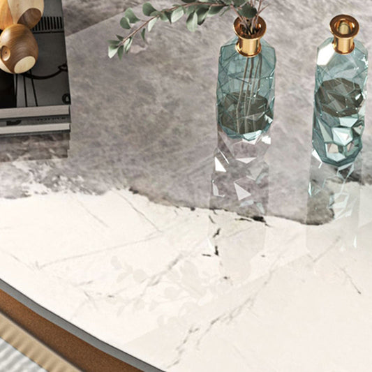 Nessun tavolino da caffè in ardesia angosciante tavolino ovale