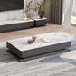 Block Slate Coffee Table No Distressing Rectangle Single Coffee Table with Drawers Clearhalo 'Coffee & Accent Tables' 'Coffee Tables' 'coffee_tables' 'furn' 'furn_coffee_tables' 'Furniture' 'Living Room Furniture' 6862136