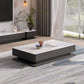 Block Slate Coffee Table No Distressing Rectangle Single Coffee Table with Drawers Clearhalo 'Coffee & Accent Tables' 'Coffee Tables' 'coffee_tables' 'furn' 'furn_coffee_tables' 'Furniture' 'Living Room Furniture' 6862137