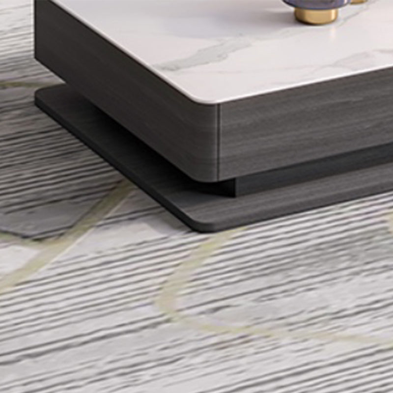 Block Slate Coffee Table No Distressing Rectangle Single Coffee Table with Drawers Clearhalo 'Coffee & Accent Tables' 'Coffee Tables' 'coffee_tables' 'furn' 'furn_coffee_tables' 'Furniture' 'Living Room Furniture' 6862140