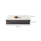 Block Slate Coffee Table No Distressing Rectangle Single Coffee Table with Drawers Clearhalo 'Coffee & Accent Tables' 'Coffee Tables' 'coffee_tables' 'furn' 'furn_coffee_tables' 'Furniture' 'Living Room Furniture' 6862145