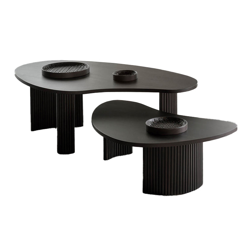 Modern Single Coffee Table No Distressing Solid Wood Bunching Tables Clearhalo 'Coffee & Accent Tables' 'Coffee Tables' 'coffee_tables' 'furn' 'furn_coffee_tables' 'Furniture' 'Living Room Furniture' 6862240