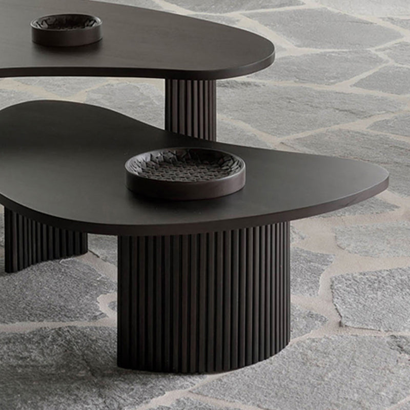 Modern Single Coffee Table No Distressing Solid Wood Bunching Tables Clearhalo 'Coffee & Accent Tables' 'Coffee Tables' 'coffee_tables' 'furn' 'furn_coffee_tables' 'Furniture' 'Living Room Furniture' 6862244