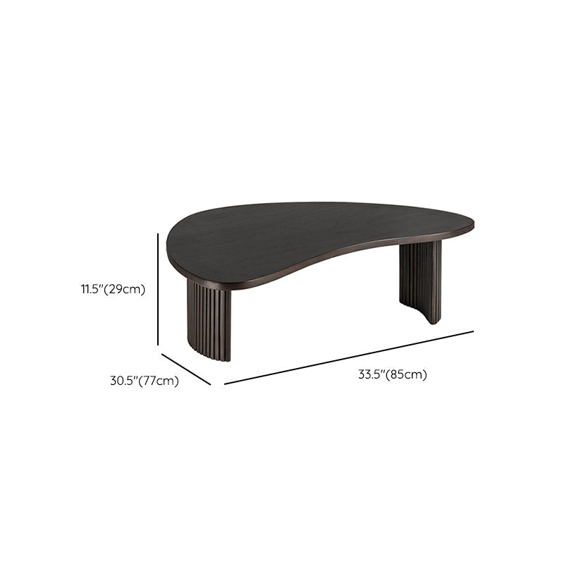 Modern Single Coffee Table No Distressing Solid Wood Bunching Tables Clearhalo 'Coffee & Accent Tables' 'Coffee Tables' 'coffee_tables' 'furn' 'furn_coffee_tables' 'Furniture' 'Living Room Furniture' 6862248