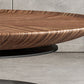 No Distressing Pedestal Coffee Table Modern Round Bunching Tables