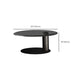 No Distressing Pedestal Coffee Table Modern Round Bunching Tables