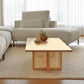12"H Contemporary Coffee Table Rectangle Solid Wood Single Cocktail Table Clearhalo 'Coffee & Accent Tables' 'Coffee Tables' 'coffee_tables' 'furn' 'furn_coffee_tables' 'Furniture' 'Living Room Furniture' 6862532