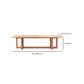 12"H Contemporary Coffee Table Rectangle Solid Wood Single Cocktail Table Clearhalo 'Coffee & Accent Tables' 'Coffee Tables' 'coffee_tables' 'furn' 'furn_coffee_tables' 'Furniture' 'Living Room Furniture' 6862539