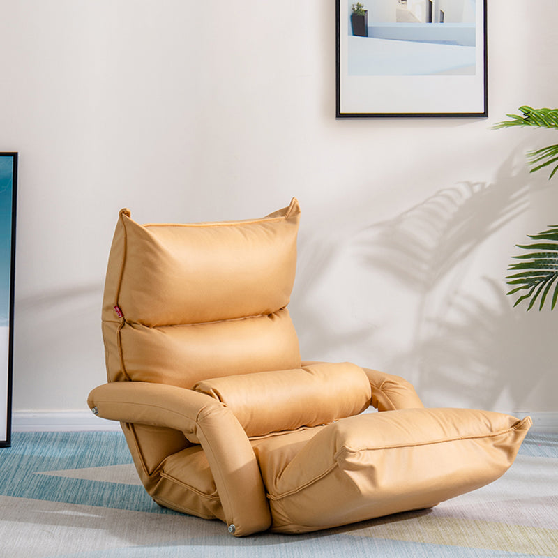 Reclinatura metallica regolabile Recliner Scandinava Recliner Sedia con cuscino