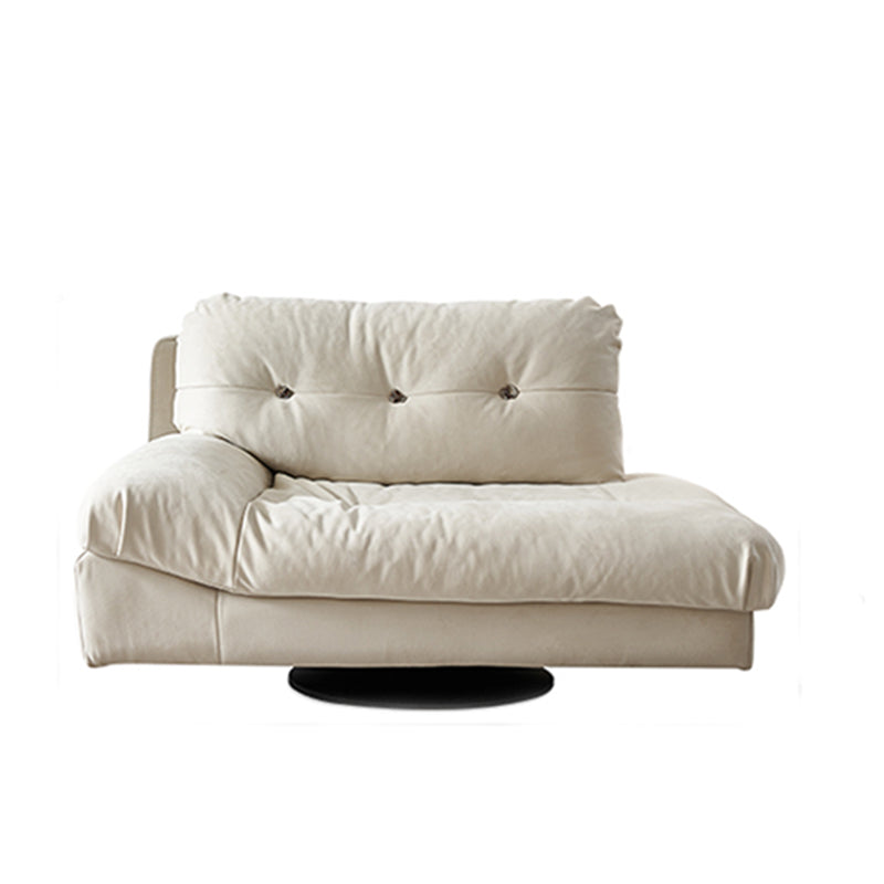 Contemporary Leather Solid Color Swivel Base Wing Chair Recliner 54"L x 41"W x 33"H Clearhalo 'Chairs & Seating' 'furn' 'furn_recliners' 'Furniture' 'Living Room Furniture' 'Recliners' 6862722