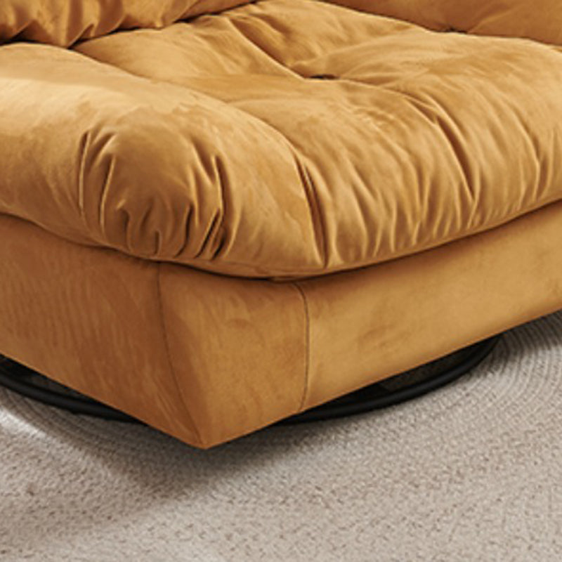 Contemporary Leather Solid Color Swivel Base Wing Chair Recliner Clearhalo 'Chairs & Seating' 'furn' 'furn_recliners' 'Furniture' 'Living Room Furniture' 'Recliners' 6862729