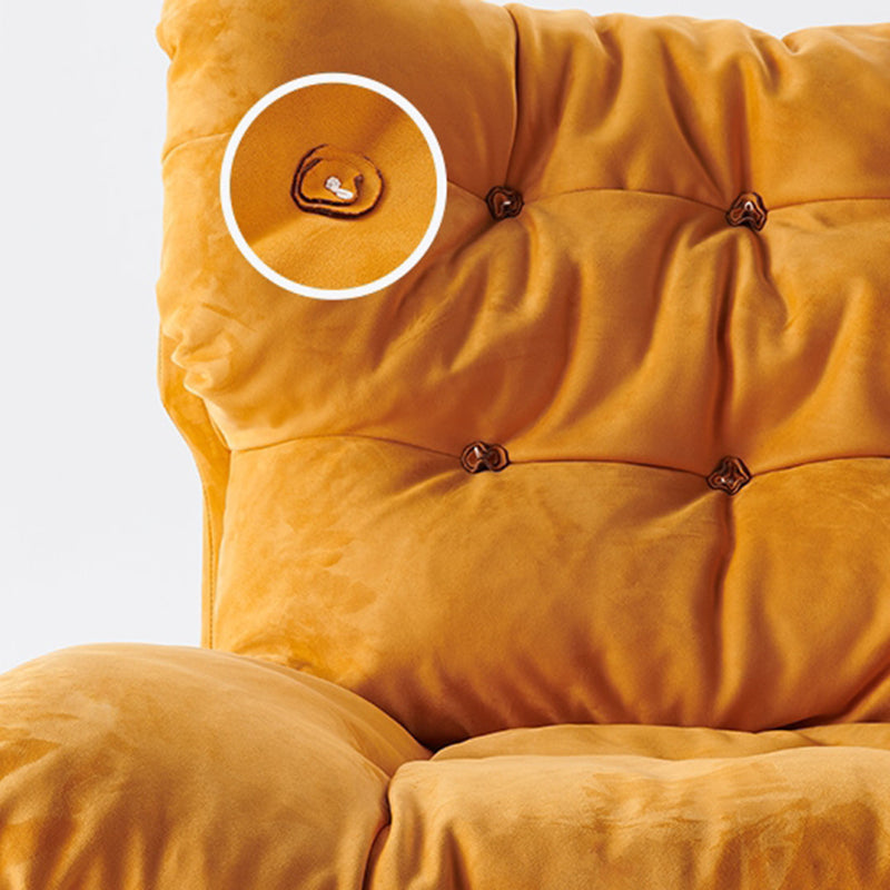 Contemporary Leather Solid Color Swivel Base Wing Chair Recliner Clearhalo 'Chairs & Seating' 'furn' 'furn_recliners' 'Furniture' 'Living Room Furniture' 'Recliners' 6862734