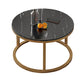 Slate Nesting Coffee Table Set No Distressing Round Coffee Table Set Clearhalo 'Coffee & Accent Tables' 'Coffee Tables' 'coffee_tables' 'furn' 'furn_coffee_tables' 'Furniture' 'Living Room Furniture' 6862911