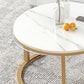 Slate Nesting Coffee Table Set No Distressing Round Coffee Table Set Clearhalo 'Coffee & Accent Tables' 'Coffee Tables' 'coffee_tables' 'furn' 'furn_coffee_tables' 'Furniture' 'Living Room Furniture' 6862916