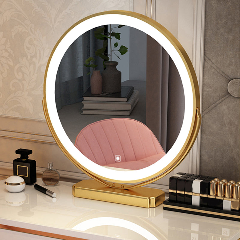 Mirrored Vanity Table and Stool Set Engineered Wood Vanity Desk