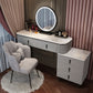 Mirrored Vanity Table and Stool Set Engineered Wood Vanity Desk