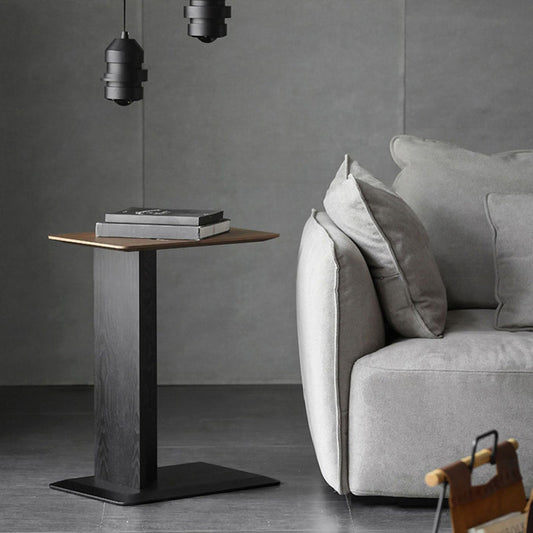 Modern Accent Side Table Wood Square Pedestal Side Table for Living Room Clearhalo 'Coffee & Accent Tables' 'End & Side Tables' 'end_side_tables' 'furn' 'furn_end_side_tables' 'Furniture' 'Living Room Furniture' 6863188