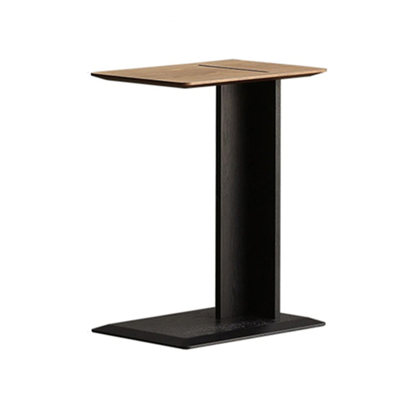 Modern Accent Side Table Wood Square Pedestal Side Table for Living Room Clearhalo 'Coffee & Accent Tables' 'End & Side Tables' 'end_side_tables' 'furn' 'furn_end_side_tables' 'Furniture' 'Living Room Furniture' 6863191
