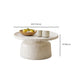 Modern Round Tray Top Cocktail Table Steel Pedestal Coffee Table Clearhalo 'Coffee & Accent Tables' 'Coffee Tables' 'coffee_tables' 'furn' 'furn_coffee_tables' 'Furniture' 'Living Room Furniture' 6863214