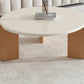 3 Legs Coffee Table Set Modern No Distressing Round Wood Coffee Table Clearhalo 'Coffee & Accent Tables' 'Coffee Tables' 'coffee_tables' 'furn' 'furn_coffee_tables' 'Furniture' 'Living Room Furniture' 6863227