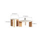 3 Legs Coffee Table Set Modern No Distressing Round Wood Coffee Table Clearhalo 'Coffee & Accent Tables' 'Coffee Tables' 'coffee_tables' 'furn' 'furn_coffee_tables' 'Furniture' 'Living Room Furniture' 6863233