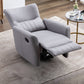 Contemporary Swivel Rocker Standard Recliner 31" Wide Solid Color Recliner Chair