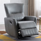 Contemporary Swivel Rocker Standard Recliner 31" Wide Solid Color Recliner Chair