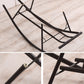 Single Iron Base Home Lazy Chair Leisure Rocking Chair for Balcony Clearhalo 'Chairs & Seating' 'furn' 'furn_rocking_chairs' 'Furniture' 'Living Room Furniture' 'Rocking Chairs' 'rocking_chairs' 6863690