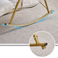 Glam Style Sofa Rocking Chair Indoor Rocking Chair with Cushion
