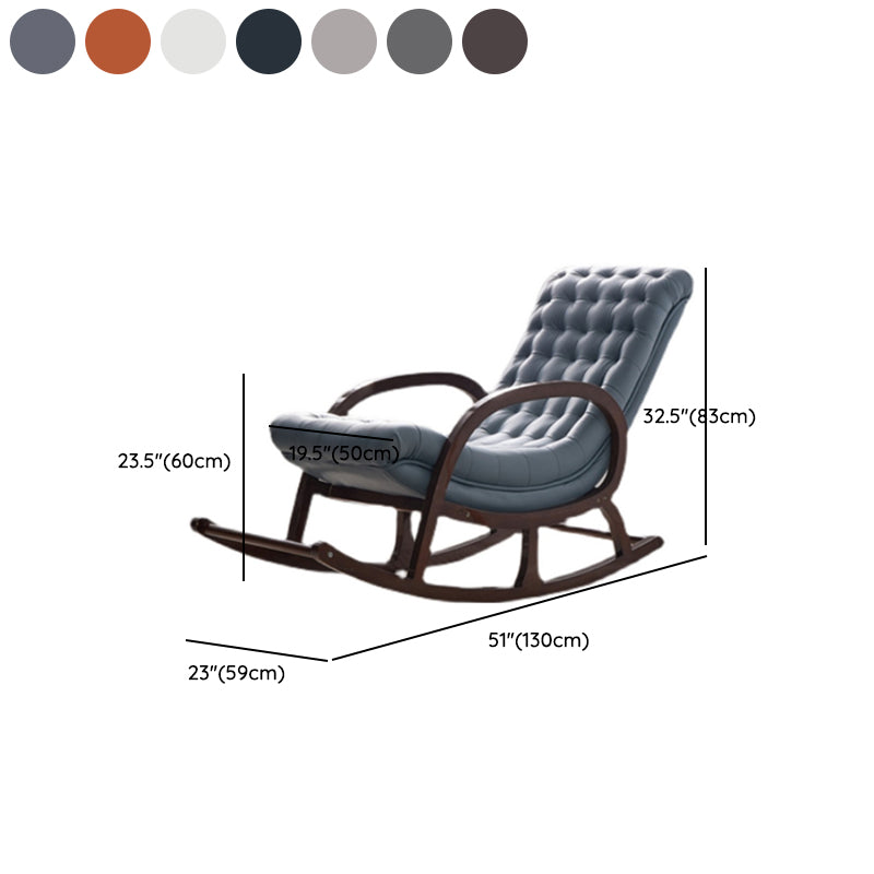 Chaise de canapé lazy de loisirs en bois salon à bascule moderne chaise à bascule moderne